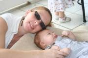 Maxence et maman